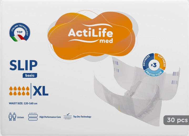 Підгузки для дорослих ActiLife Med Basic XL, 30 шт